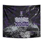 Fremantle Dockers Tapestry Urban Graffiti Street Art - Bold Abstract Spray Paint