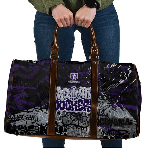 Fremantle Dockers Travel Bag Urban Graffiti Street Art - Bold Abstract Spray Paint