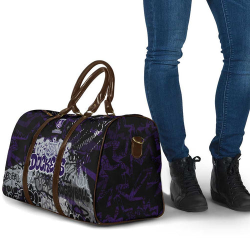 Fremantle Dockers Travel Bag Urban Graffiti Street Art - Bold Abstract Spray Paint