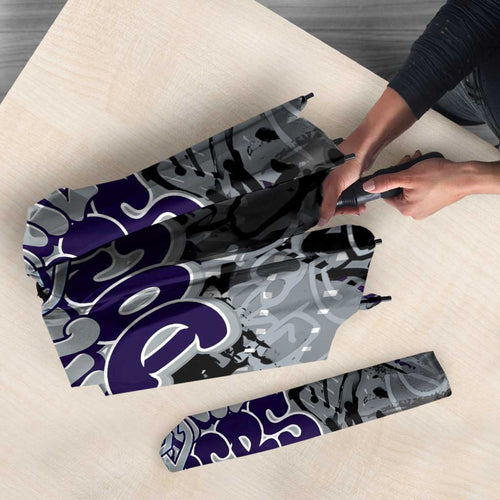Fremantle Dockers Umbrella Urban Graffiti Street Art - Bold Abstract Spray Paint