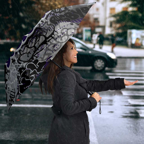 Fremantle Dockers Umbrella Urban Graffiti Street Art - Bold Abstract Spray Paint