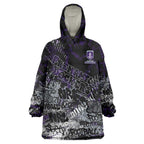 Fremantle Dockers Wearable Blanket Hoodie Urban Graffiti Street Art - Bold Abstract Spray Paint