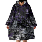 Fremantle Dockers Wearable Blanket Hoodie Urban Graffiti Street Art - Bold Abstract Spray Paint