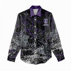 Fremantle Dockers Women Casual Shirt Urban Graffiti Street Art - Bold Abstract Spray Paint
