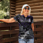 Fremantle Dockers Women Polo Shirt Urban Graffiti Street Art - Bold Abstract Spray Paint