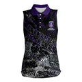 Fremantle Dockers Women Sleeveless Polo Shirt Urban Graffiti Street Art - Bold Abstract Spray Paint