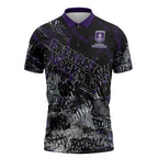 Fremantle Dockers Zipper Polo Shirt Urban Graffiti Street Art - Bold Abstract Spray Paint