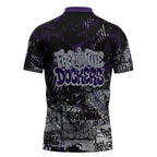 Fremantle Dockers Zipper Polo Shirt Urban Graffiti Street Art - Bold Abstract Spray Paint