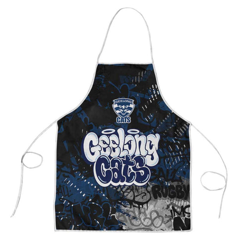 Geelong Cats Apron Urban Graffiti Street Art - Bold Abstract Spray Paint