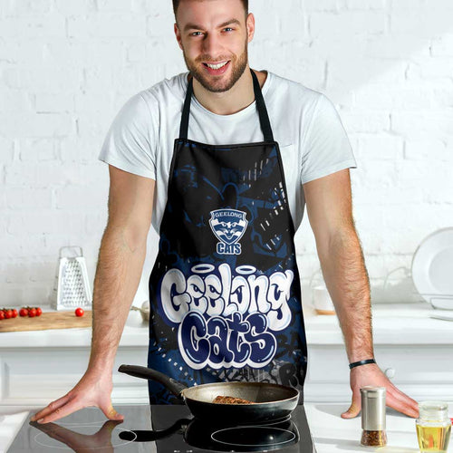 Geelong Cats Apron Urban Graffiti Street Art - Bold Abstract Spray Paint