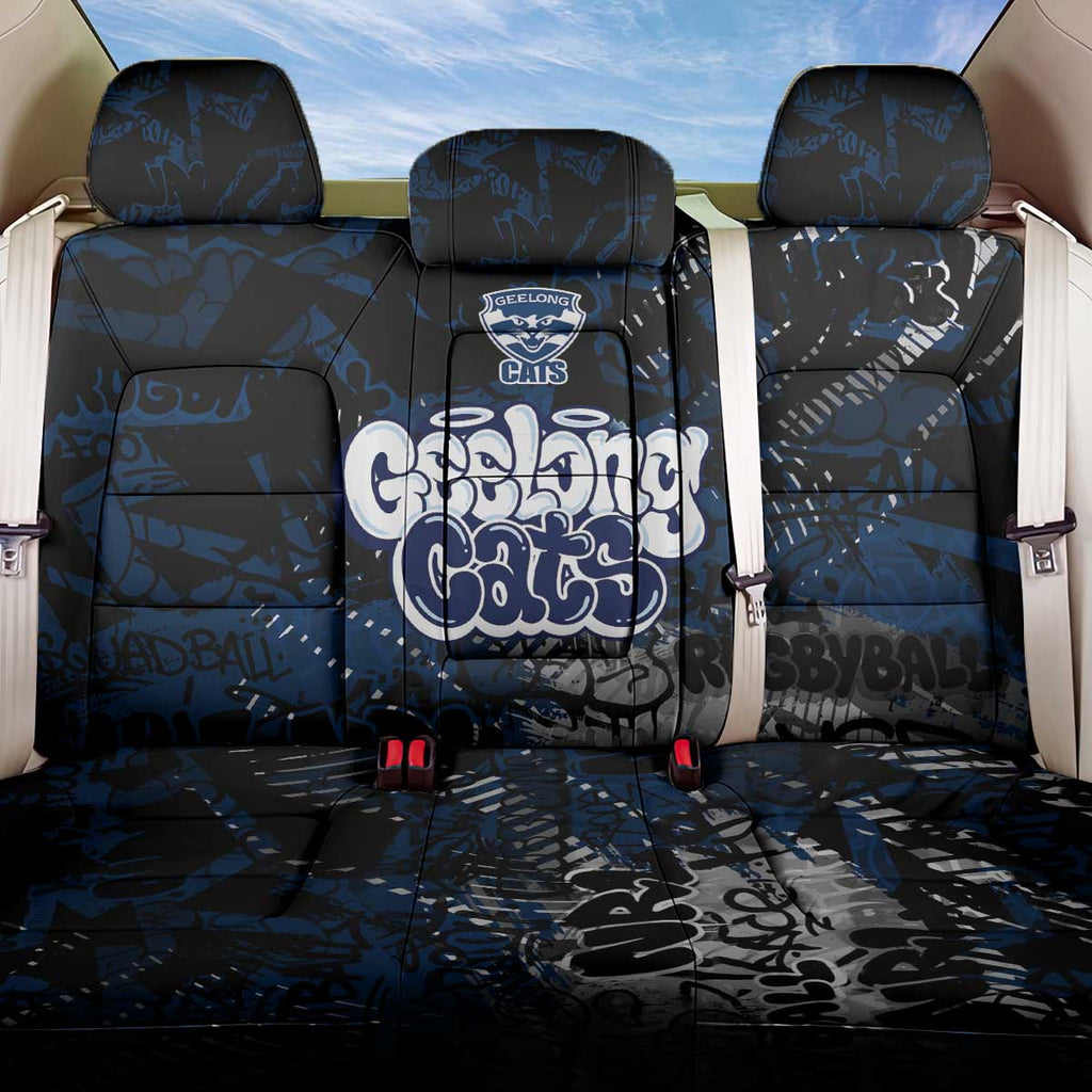 Geelong Cats Back Car Seat Cover Urban Graffiti Street Art - Bold Abstract Spray Paint