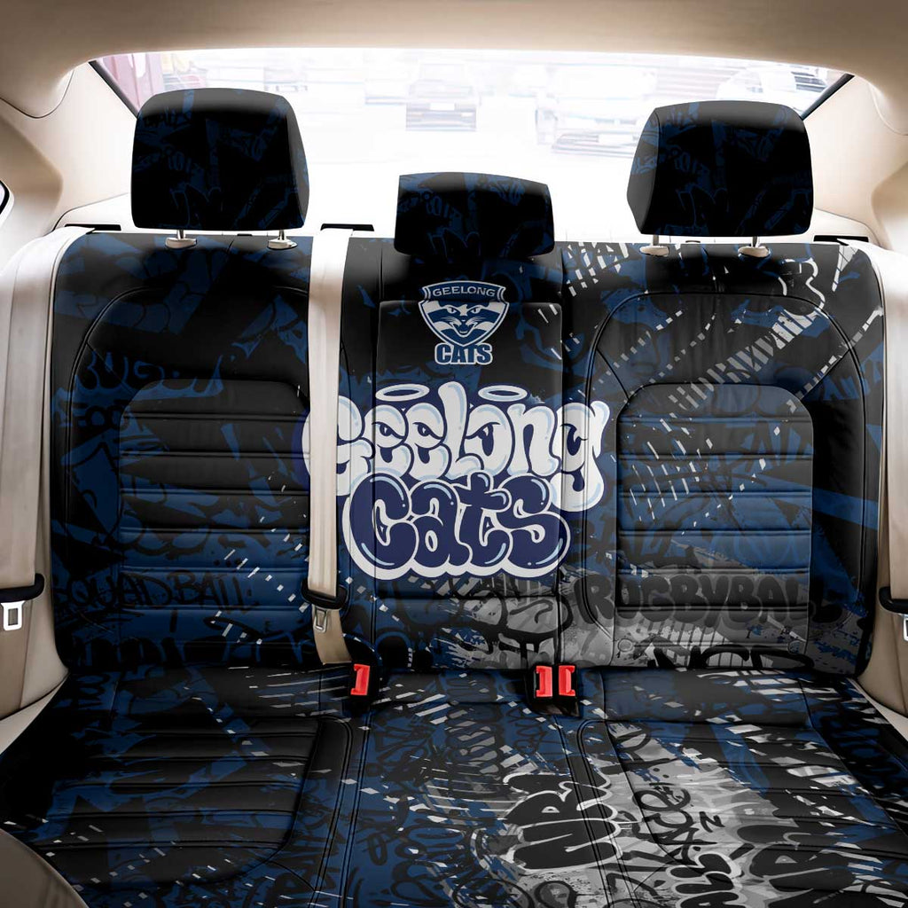 Geelong Cats Back Car Seat Cover Urban Graffiti Street Art - Bold Abstract Spray Paint