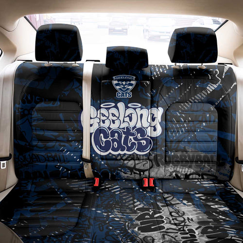 Geelong Cats Back Car Seat Cover Urban Graffiti Street Art - Bold Abstract Spray Paint
