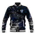 Geelong Cats Baseball Jacket Urban Graffiti Street Art - Bold Abstract Spray Paint