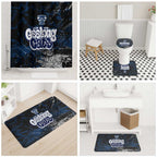 Geelong Cats Bathroom Set Urban Graffiti Street Art - Bold Abstract Spray Paint