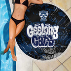 Geelong Cats Beach Blanket Urban Graffiti Street Art - Bold Abstract Spray Paint