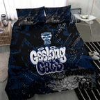 Geelong Cats Bedding Set Urban Graffiti Street Art - Bold Abstract Spray Paint