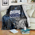 Geelong Cats Blanket Urban Graffiti Street Art - Bold Abstract Spray Paint