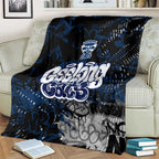 Geelong Cats Blanket Urban Graffiti Street Art - Bold Abstract Spray Paint