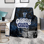 Geelong Cats Blanket Urban Graffiti Street Art - Bold Abstract Spray Paint