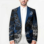 Geelong Cats Blazer Urban Graffiti Street Art - Bold Abstract Spray Paint