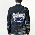 Geelong Cats Blazer Urban Graffiti Street Art - Bold Abstract Spray Paint