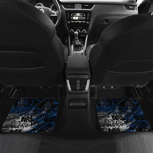 Geelong Cats Car Mats Urban Graffiti Street Art - Bold Abstract Spray Paint