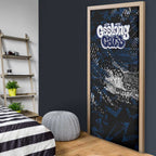 Geelong Cats Door Cover Urban Graffiti Street Art - Bold Abstract Spray Paint