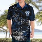Geelong Cats Hawaiian Shirt Urban Graffiti Street Art - Bold Abstract Spray Paint