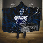 Geelong Cats Hooded Blanket Urban Graffiti Street Art - Bold Abstract Spray Paint