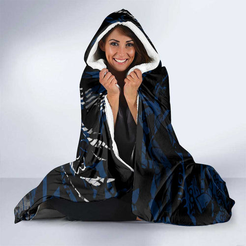 Geelong Cats Hooded Blanket Urban Graffiti Street Art - Bold Abstract Spray Paint