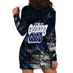 Geelong Cats Hoodie Dress Urban Graffiti Street Art - Bold Abstract Spray Paint