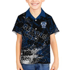 Geelong Cats Kid Hawaiian Shirt Urban Graffiti Street Art - Bold Abstract Spray Paint