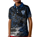 Geelong Cats Kid Polo Shirt Urban Graffiti Street Art - Bold Abstract Spray Paint