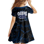 Geelong Cats Kid Short Sleeve Dress Urban Graffiti Street Art - Bold Abstract Spray Paint