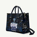 Geelong Cats Leather Bag Urban Graffiti Street Art - Bold Abstract Spray Paint