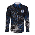 Geelong Cats Long Sleeve Button Shirt Urban Graffiti Street Art - Bold Abstract Spray Paint
