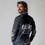 Geelong Cats Long Sleeve Polo Shirt Urban Graffiti Street Art - Bold Abstract Spray Paint