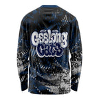 Geelong Cats Long Sleeve Shirt Urban Graffiti Street Art - Bold Abstract Spray Paint