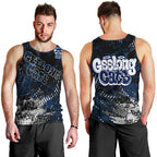 Geelong Cats Men Tank Top Urban Graffiti Street Art - Bold Abstract Spray Paint