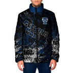Geelong Cats Padded Jacket Urban Graffiti Street Art - Bold Abstract Spray Paint
