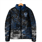 Geelong Cats Padded Jacket Urban Graffiti Street Art - Bold Abstract Spray Paint