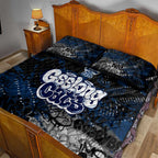 Geelong Cats Quilt Bed Set Urban Graffiti Street Art - Bold Abstract Spray Paint