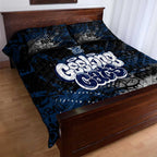 Geelong Cats Quilt Bed Set Urban Graffiti Street Art - Bold Abstract Spray Paint
