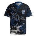 Geelong Cats Rugby Jersey Urban Graffiti Street Art - Bold Abstract Spray Paint