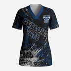 Geelong Cats Scrub Top Urban Graffiti Street Art - Bold Abstract Spray Paint