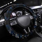 Geelong Cats Steering Wheel Cover Urban Graffiti Street Art - Bold Abstract Spray Paint