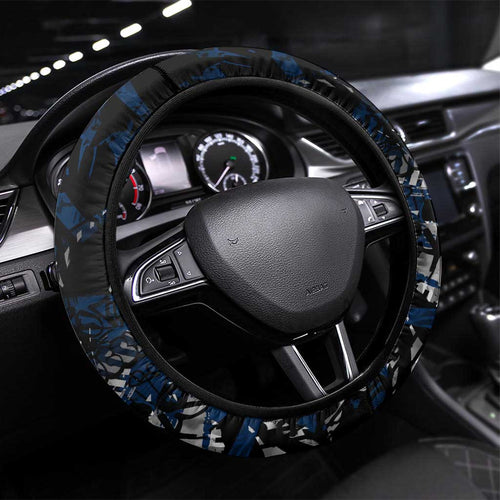 Geelong Cats Steering Wheel Cover Urban Graffiti Street Art - Bold Abstract Spray Paint