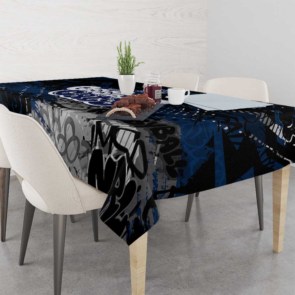 Geelong Cats Tablecloth Urban Graffiti Street Art - Bold Abstract Spray Paint