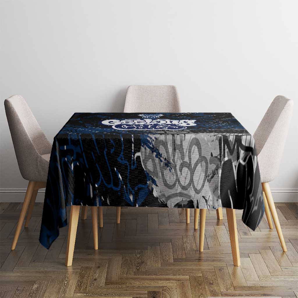 Geelong Cats Tablecloth Urban Graffiti Street Art - Bold Abstract Spray Paint